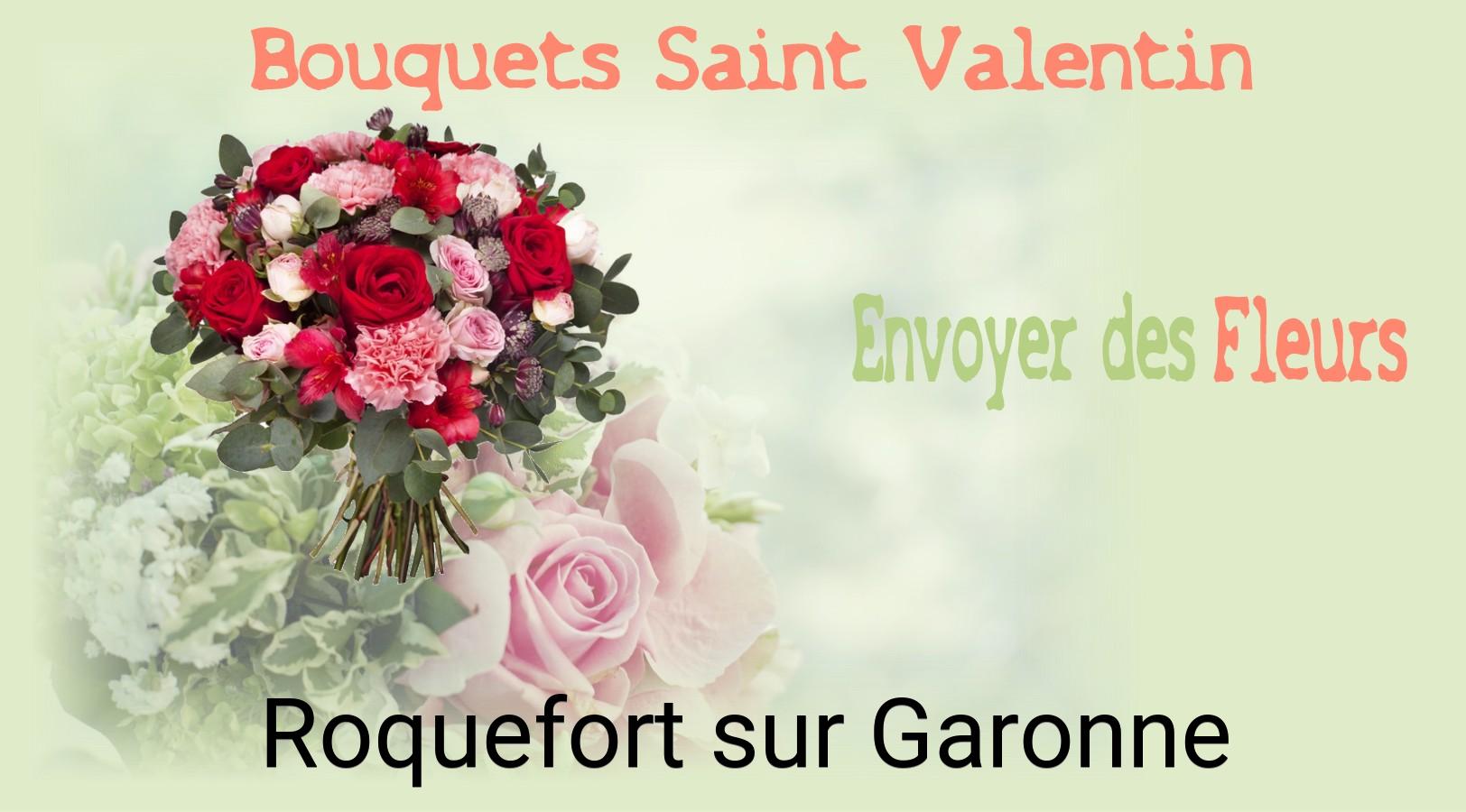 Roses de Saint-Valentin livrées à Roquefort-sur-Garonne